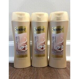 3pc Suave Professionals Coconut Milk Infusion Deep Moisture Shampoo 12.6 FL Oz.